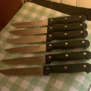 Set of 6 SABATIER steak knives